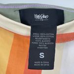 Mossimo Denim Mossimo Womens Multicolor Striped A-Line Retro Boho Asymmetrical Skirt Small Photo 3