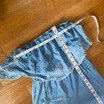 Jessica Simpson Chambray Embroidered Sleeveless Jumpsuit Photo 7