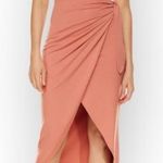 Aritzia Wilfred Saturn Midi Dress size S Pink Photo 0