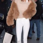 MOTHER Denim Mother Women's Sz 27 Warm Ivory High Waisted Looker Ankle Fray Skinny Slim Fit Photo 19