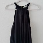 A.L.C. Black Gray Draped Halter Neck Shift Mini Dress Elegant Party Dress Size M Size M Photo 2