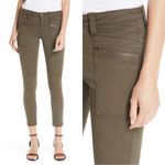 Joie  • Hazina Studded Skinny Jeans pants ankle crop zipper Fatigue army green Photo 2