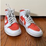 Air Jordan  1 Mid SE Bright Citrus Orange White Women's 10 Shoes Sneaker Photo 1