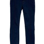 Pilcro and the Letterpress SZ 25 Skinny Jeans Mid-Rise Stretch Zip-Fly Dark Wash Photo 0