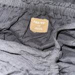 Free People NEW  Taking Sides Tiered Cotton Maxi summer Dress Black sz L Photo 8