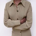 ZARA  LONG SHIRT LIMITED EDITION BUTTON UP Dress SIZE XS NEW Photo 3