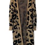 FAVLUX Animal Print Cardigan Women’s Medium Photo 0