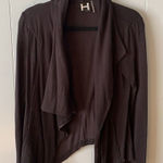 H by Bordeaux  Black Knit Cardigan Size Small Photo 0
