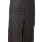 Gucci Dark Grey Denim Pencil Skirt Sz8 Photo 0