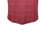 Ralph Lauren Lauren Women's Sweater Top Coastal Cable Knit 3/4 Sleeve Pink Large Photo 3