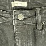 ANINE BING Jeans Womens 28 Black Raw Hem Straight Leg Cropped Mid Rise Photo 5