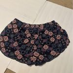 Mudd Floral Patterned Skirt with Pom Pom Lace Trim  Large Y2K  Mandala Indie Photo 2