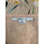 O'Neill O’Neil Pink Floral Mini Dress Sz XL Pull Over Tie Sides Vacation Tropical Surf Photo 11