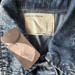 Forever 21  Life in Progress 80’s Inspired Acid Wash Denim Vest Size Medium Photo 4