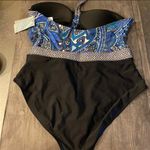 Coastal Blue Bathing Suit 1X Photo 1