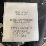 Equipment Femme Women's Black Star Print Silk Button Front Blouse Size S Photo 4