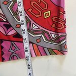 Muse Boston Proper Pink Orange Geometric Shift Drop Waist Retro Dress 12 Light Photo 8