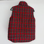 Gretchen Scott  Tartan Plaid Vest Womens Small Red Puffer Duke Of York Jacket Photo 5