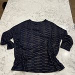 True Religion Top Womens Size S Navy Gold All Over Print Long Sleeve Photo 8