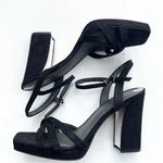 Franco Sarto Womens Shoes Heels Damalis Platform Sandal Strappy Black Size 11 Photo 2