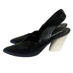 Halmanera Colorblock Slingback Heels Sz. 41 (US 10.5) Black Photo 0