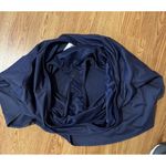 Lands End Swimsuit Skirt Bottom Size 26W Navy Blue Built In Briefs Modest Photo 4