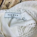 Sandro Paris Ivory Boho Rush Mini Dress Size 8 Photo 7