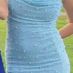 Oh Polly  Light Blue Mini Dress Photo 0