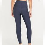 Old Navy  High-Waisted Power Soft Sculpt 7/8 Leggings Dusk Navy Blue Small NWOT Photo 1