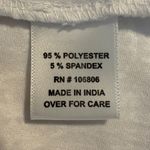 EMILY DANIELS White Textured Short Sleeve Blouse Size L Size L Photo 5