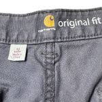 Carhartt Original Fit Straight Leg Carpenter Pants Womens 12 Short Gray 102080 Photo 3