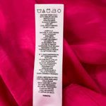 Adrianna Papell Pink silky flowy boho wide leg pants Photo 7