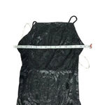 Lulus Sequin Mini Dress Size Small HOCO Homecoming Cocktail Black Low Back NWT Photo 4