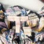 Rebecca Taylor Bow Fluer Silk Top in Black Combo Size Medium Photo 3