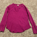 Knox Rose  Magenta Long Sleeve Top Photo 0
