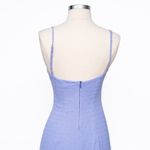 Rumer. Flocked Maxi Keyhole Dress. Purple Size XS Photo 8