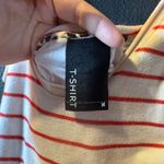 Anthropologie  Dolan Tshirt Striped Sleeveless Maxi Dress - Orange and White Photo 1