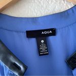 AQUA  Faux Leather Trim Dress Photo 1