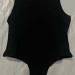 Avec Les Filles  Black Sleeveless Mockneck Bodysuit Size Large Photo 6