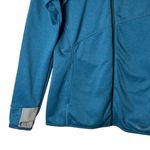 Mammut‎ Teal Blue Borah Fleece Asymmetrical Jacket Women’s Small 1010 Photo 2