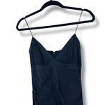 Nicole Miller Collection Black Chiffon Silk Ruched Cocktail Mini Dress Size 2 Photo 1