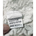 Sheer Mesh Lace Cardigan Sweater Duster Long Cream Ivory Dainty Romantic sz L Size L Photo 4