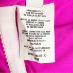 Becca Skylar Plunge One Piece Swimsuit Cosmo Pink Ring Strap Size Medium Fuchsia Photo 10