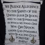 Next Level Apparel Cajun Creed S Fleur de Legion Short Sleeved Black Top Photo 1