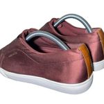 Louise et Cie  Lo-Bette Slip on Shoes Burgundy Satin Sneakers Flats Casual Sz
10M Photo 6