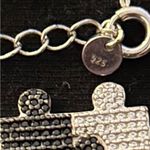 Puzzle Piece Sterling Silver with Black CZ Photo 2
