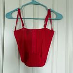 SheIn Elegant Red Lace Bustier Photo 1