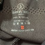 Sweaty Betty Women’s Size S Gray Pink Striped Leg Drawstring Performance Pants Photo 4