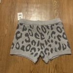 Altar'd State Altar’d State Leopard Print Comfy Knit Shorts size L Photo 1