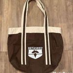 Betaseed Canvas Tote Shopper Shoulder Bag Brown Khaki Medium vintage 90s farmer Photo 0